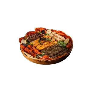 طبق العائلة (16 سيخ + نص دجاج)